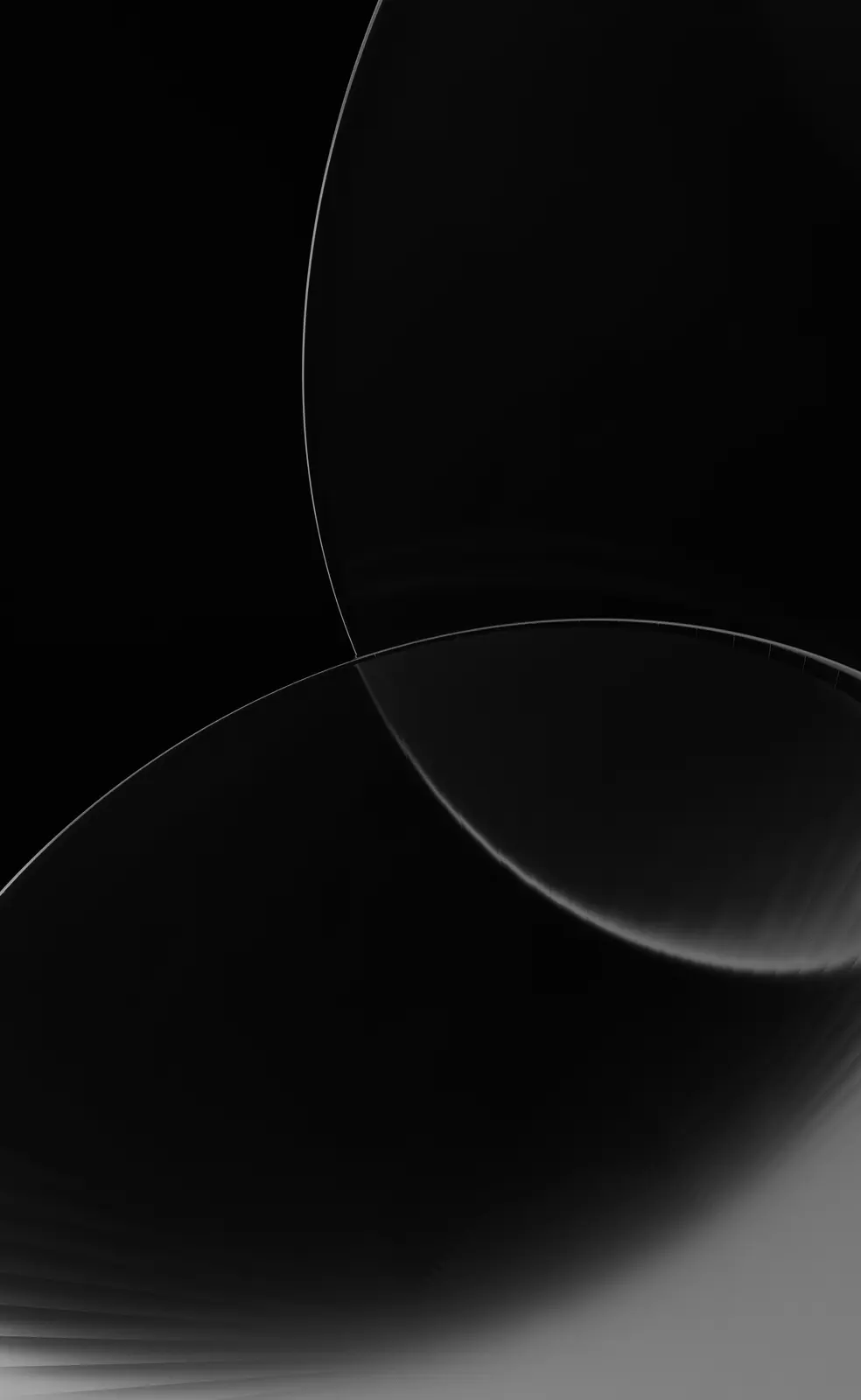 Overlapping dark translucent circles